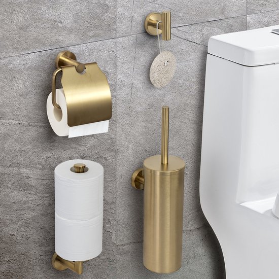 Ben Mykanto toiletrolhouder 18,8x10x9cm geborsteld koper