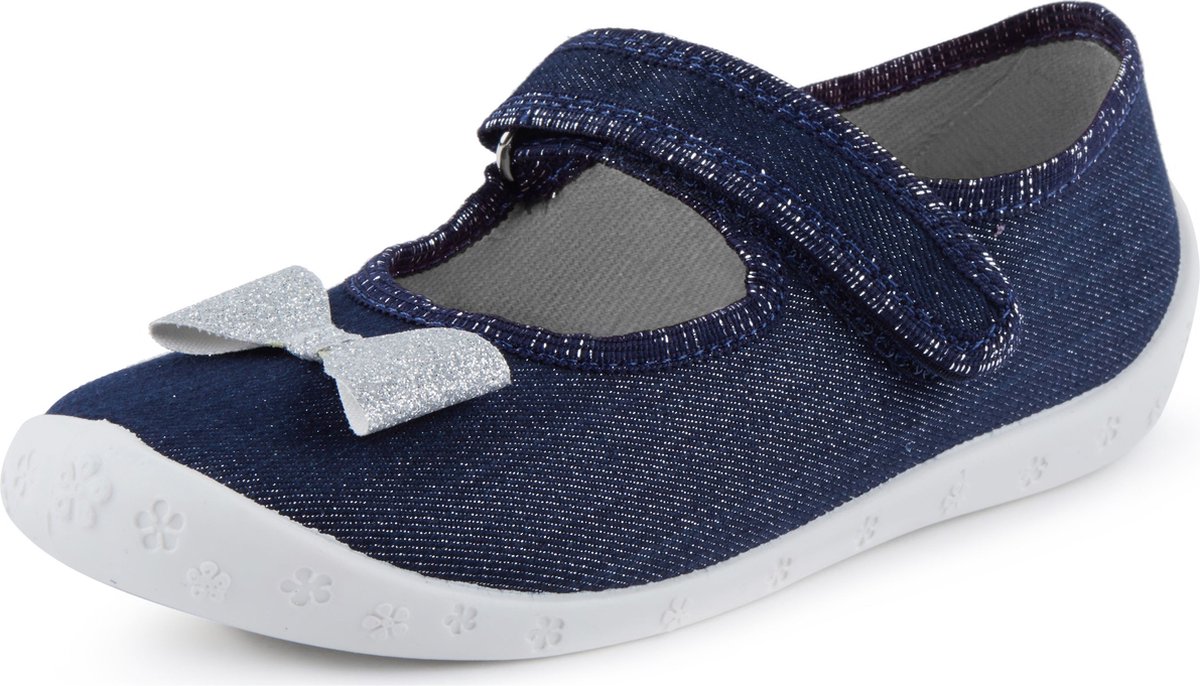 Ladeheid Kinder Pantoffels - Sloffen - Muizen - Meisjes - Jeans Sterren - 27 - LA-RW-Dorotka