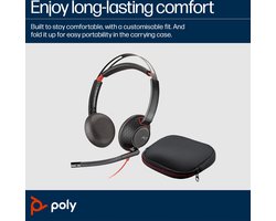 Hoofdtelefoon met microfoon Poly Blackwire 5220