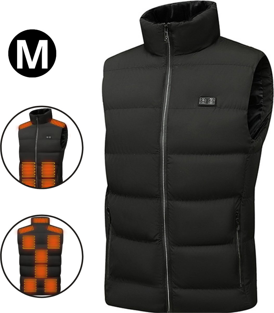 Bovista Verwarmde Bodywarmer - Heated Vest - Elektrische Bodywarmer - Jas - Oplaadbaar - Unisex - Maat M - Grafiet