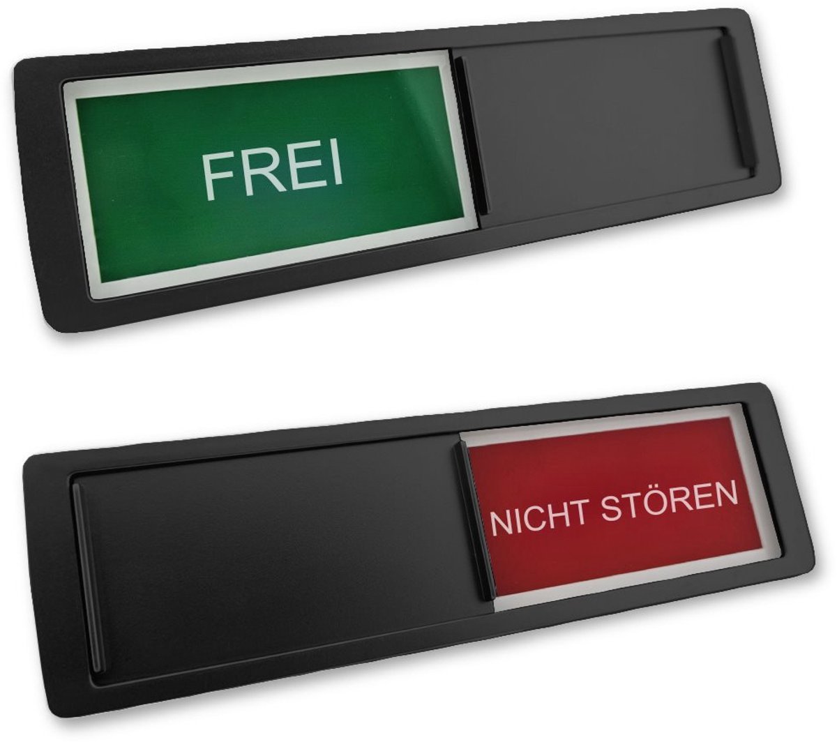 CombiCraft schuifbordje met "Frei-Nicht Stören" in zwart 178 x 50 mm - set van 5