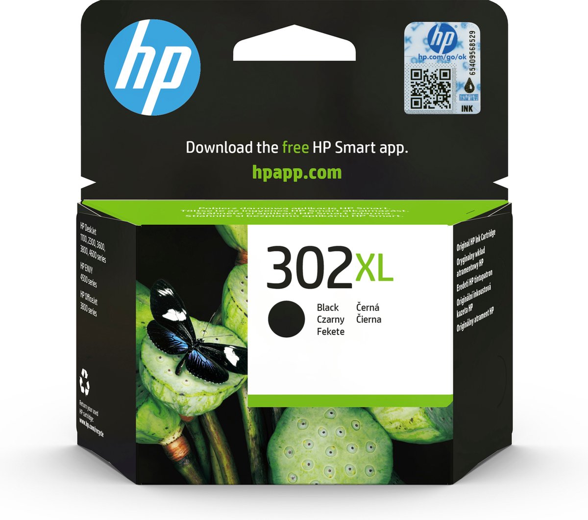 HP 302XL - Inktcartridge / Zwart