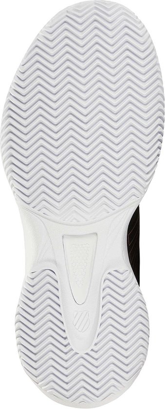 K-Swiss Hypercourt Express 2 sportschoen voor dames, zwart/wit/roségoud, 37 EU, zwart, wit, roségoud, 37 EU