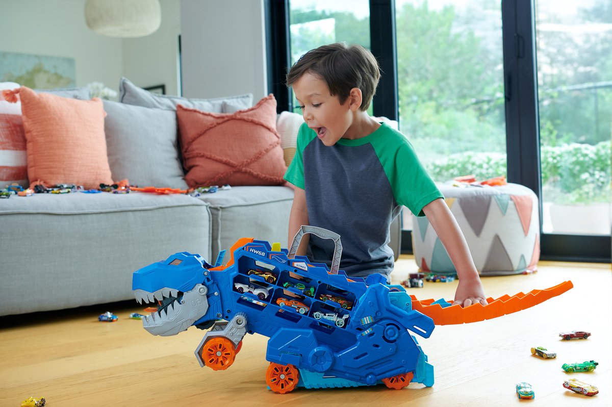 Hot Wheels - City Ultieme Dino Hauler Vrachtwagen - 1:64 - Speelgoedvoertuig — afbeelding 7