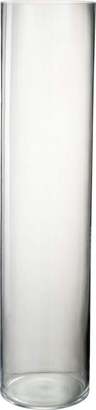 J-Line Vaas Fie Glas Transparant Small - Bloemenvaas 15 cm hoog