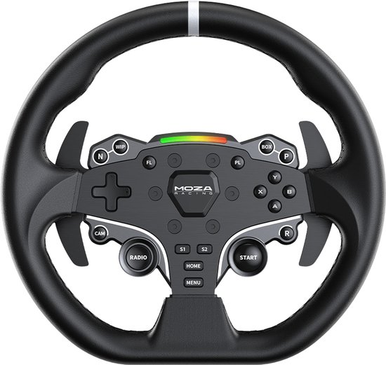 MOZA RS20 accessoire de jeux vidéo Noir Volant + pédales PC