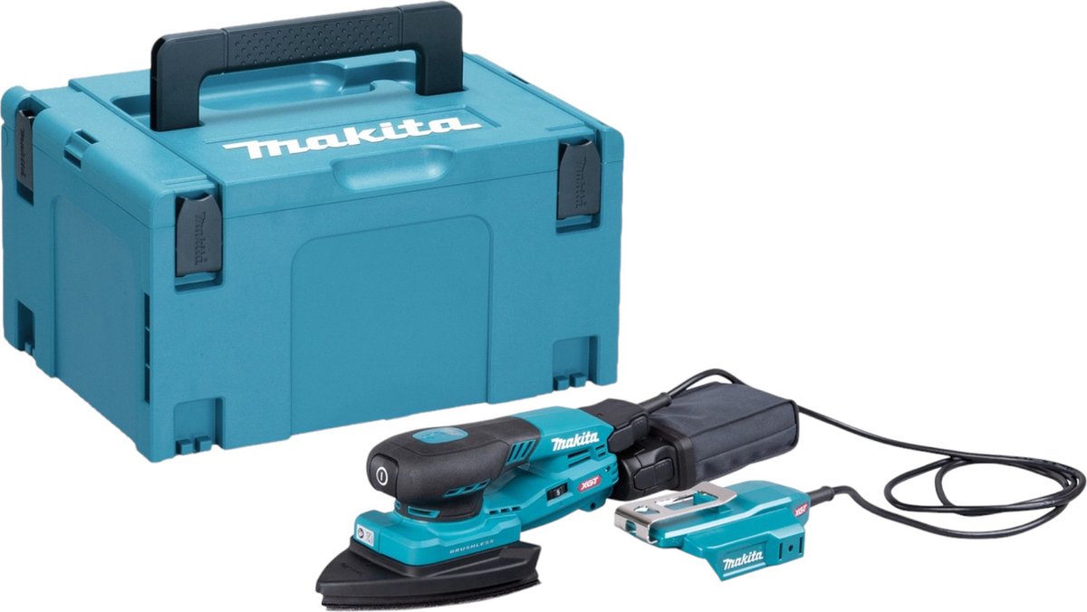 Makita BO 006 CGZ01 Accuschuurmachine 40 V max. 100 x 150 mm 3,0 mm slag Brushless + Makpac - zonder accu, zonder lader