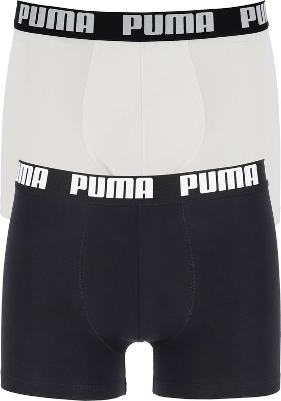 PUMA Boxershort Hommes PUMA BASIC BOXER 2-pack Blanc Noir