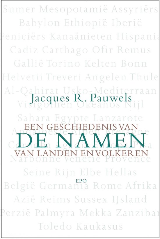 Een geschiedenis van de namen van landen en volkeren - cover