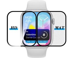 Stravo [2-pack] HD & Matte TPU Screenprotector voor Apple Watch SE (2022/2020) en Series 6/5/4 40mm, 3D Volledige Dekking, Waterdicht, Makkelijke Installatie, Anti-Bubbels, Beschermende Folie in Mat en HD
