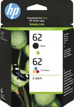 HP 62 - Inktcartridge - Origineel - Zwart & Kleur