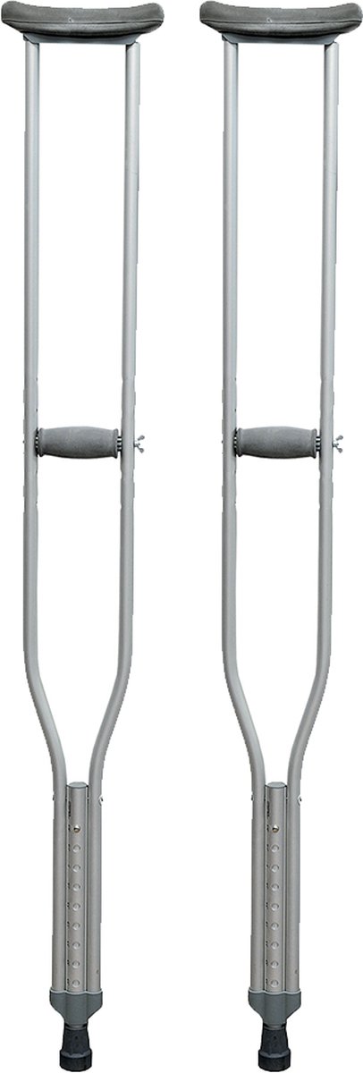 Goedkoopste Herdegen Okselkrukken Lang - Set van 2 - Geschikt voor lichaamslengte 178-198 cm (Maat L