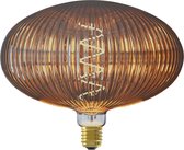 Bol.com Calex Pulse Lille LED Lamp - E27 - Filament Lichtbron - Warm Wit Licht - Rookglas aanbieding