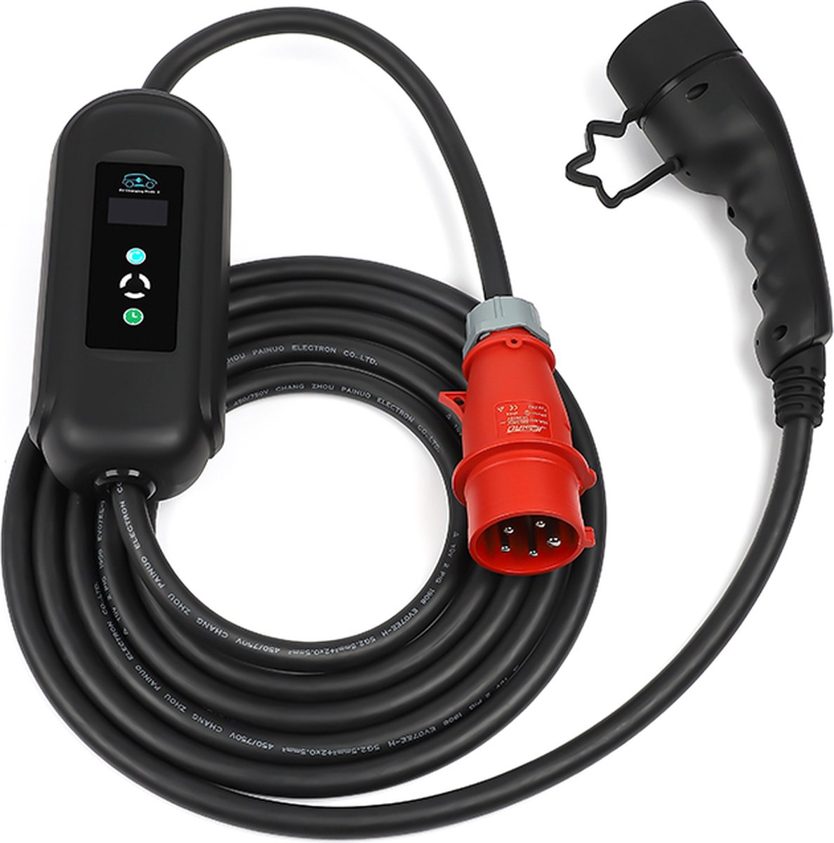 Krachtige BlackCharge® 3.0 CEE Mobiele Lader 11kW - 5 Meter