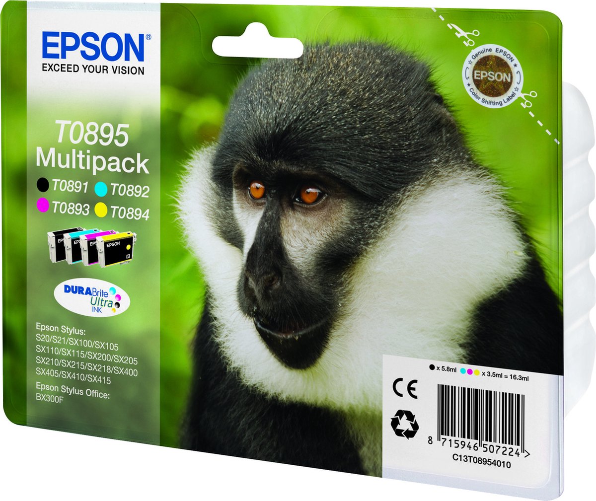 Original Ink Cartridge Epson C13T08954020