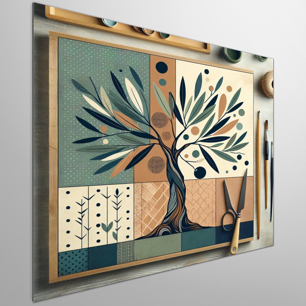 Kunstprint | Wanddecoratie | Dibond | 40 × 40 cm