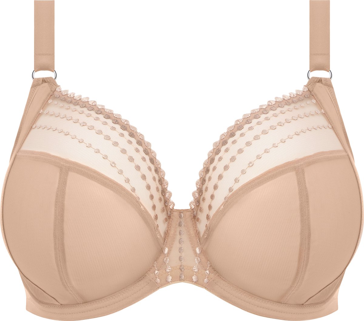 Elomi MATILDA Dames Plunge Beha - CAFE AU LAIT - Maat 90K