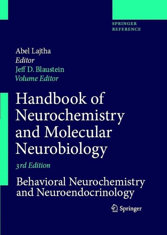 Handbook of Neurochemistry and Molecular Neurobiology - cover