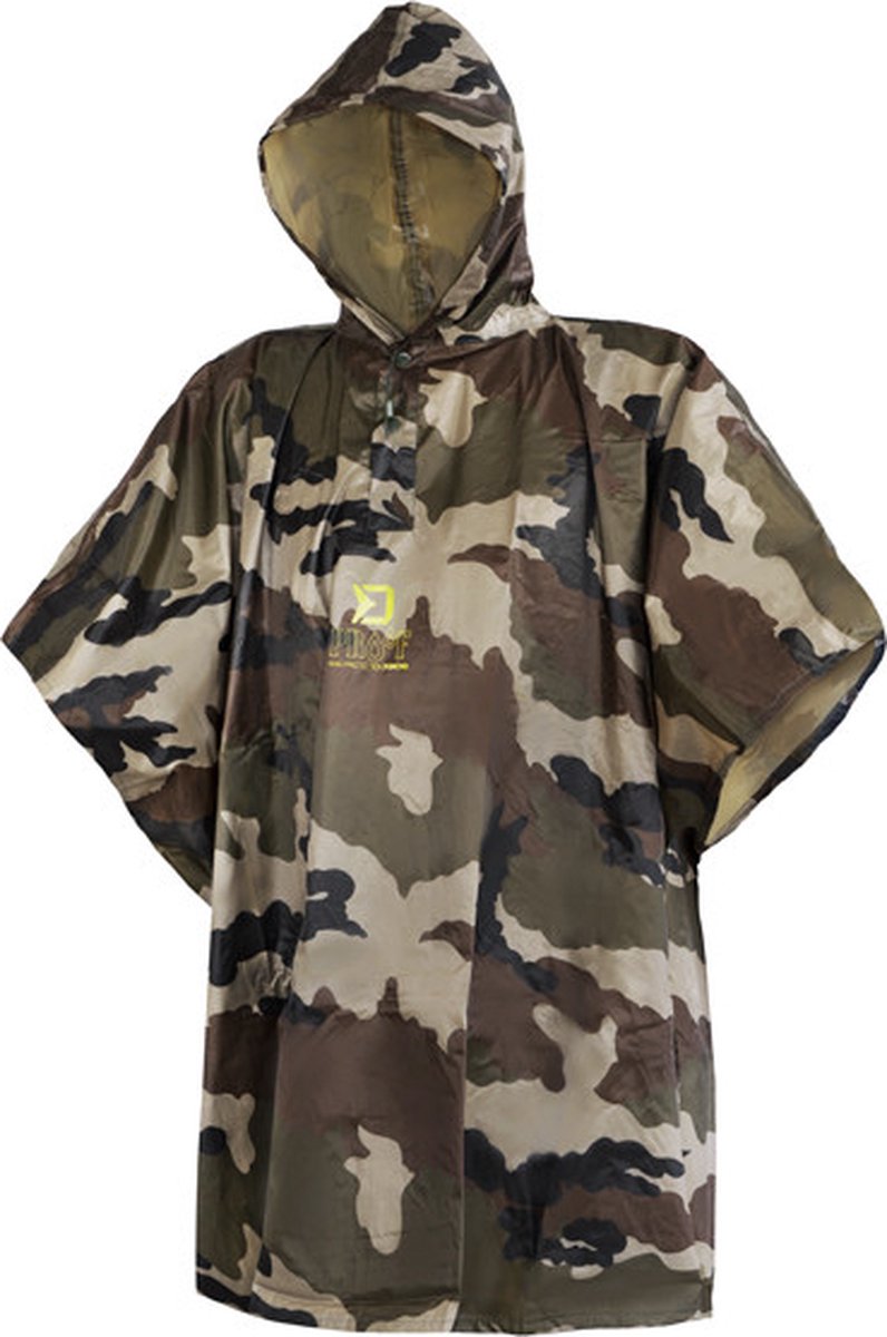 Delphin - Regenponcho - Waterproof - Camouflage - Maat L-XXL
