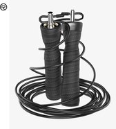 BeMaxx Springtouw – Professioneel Touw Met Kogellagers, 2 Stalen Kabels, Gratis EBook En App, Ideaal Voor Boksen En Cardio