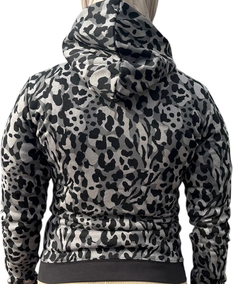 Puma Alpha AOP Full-Zip Hood -aop Zwart