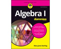 Omslag van Algebra I For Dummies 2nd Edition