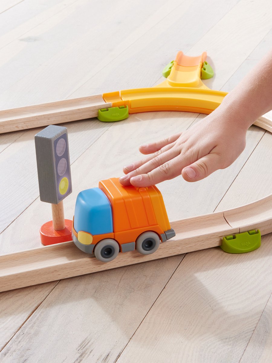 HABA Spielzeug-Auto Kullerbü Fahrzeug Set