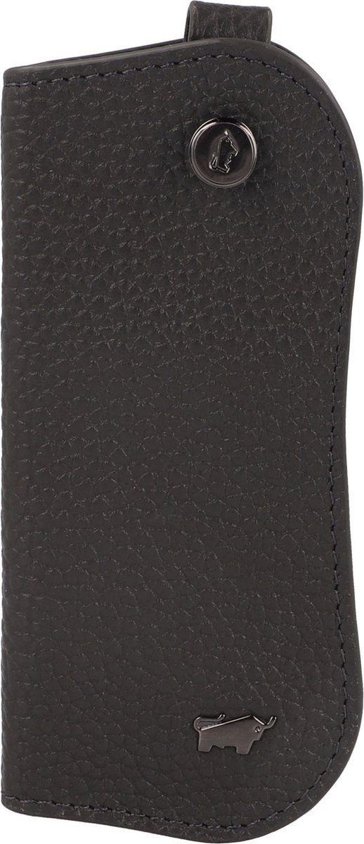 Braun Büffel Theo Sleutel portemonnee Leer 6 cm - dark grey