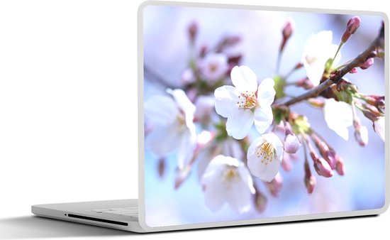 Laptop sticker - 14 inch - Bloemen - Sakura - Tak - Bloesem takken - 32x5x23x5cm - Laptopstickers - Laptop skin - Cover