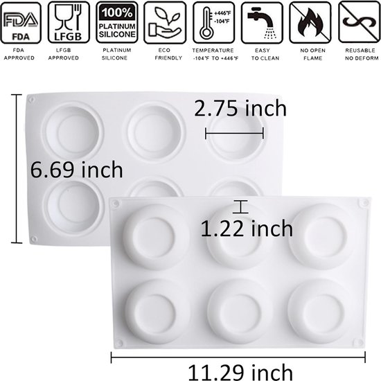 Moule à chocolat en silicone forme gaufrier, 1 pièce, grands trous, plateau de g