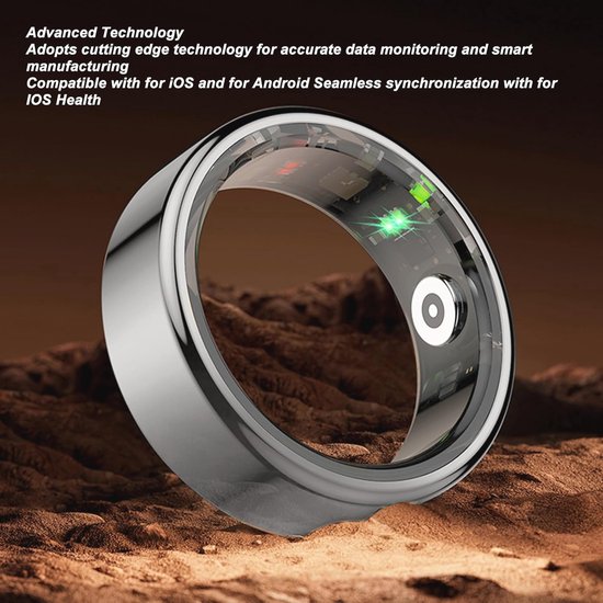 Waterdichte Fitness Ring met Slaaptracker en Camera-afstandsbediening voor Android en iOS — afbeelding 3