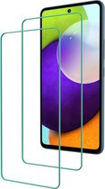 TS8® Samsung Galaxy A52 - Protecteur d'écran compatible avec les empreintes digitales et les coques - 2 pièces