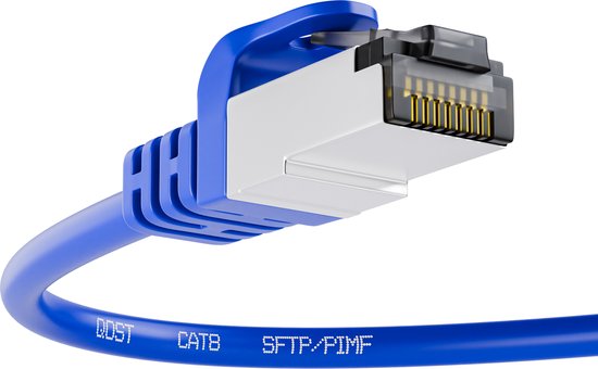 SinLoon Câble Ethernet RJ45 Cat8, câble réseau haute vitesse Cat8, âle