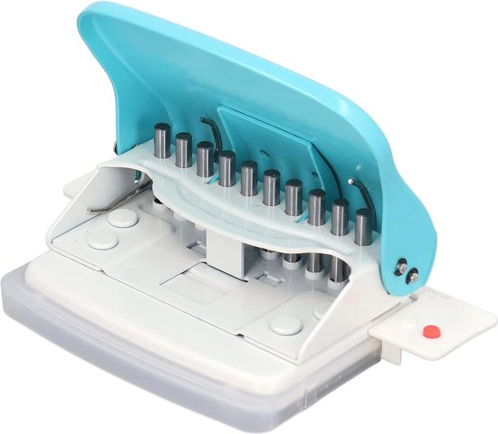 3 gaats Perforator, Handmatige Perforator voor B5 A5 A6 A7 A4 Papier 5 Vellen, 5,5 Mm Gatdiameter, 19 Mm Gatafstand, 7 Mm Papierinvoerdiepte, voor Doe het zelf bindmiddelen