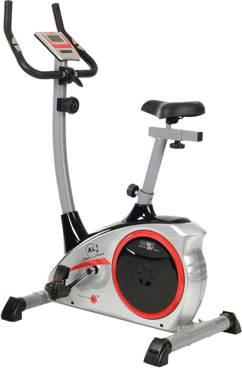 Hometrainer met 9 kg vliegwiel en handmatige weerstanden