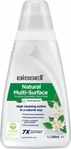 BISSELL Natural Multi-Surface Vloerreinigingsmiddel - Schoonmaakmiddel voor Harde Vloeren & Tapijt* - Vlekkenverwijderaar voor CrossWave, SpinWave & HydroWave Vloerreinigers - Plantaardig & Biologisch - Bloesem Geur - 1 Liter Vlekkenreiniger - 3096