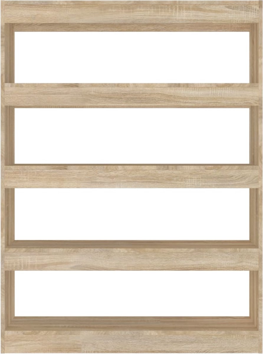 vidaXL Boekenkast/kamerscherm 100x30x103 cm gerookt eikenkleurig, meubel, opbergkast, kamerverdeler, kast, kamerscherm, scherm, boekenrek