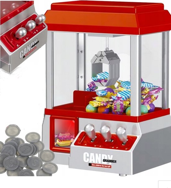 Ilso grijpmachine - snoepmachine - candy grabber - met geluid | Games | bol