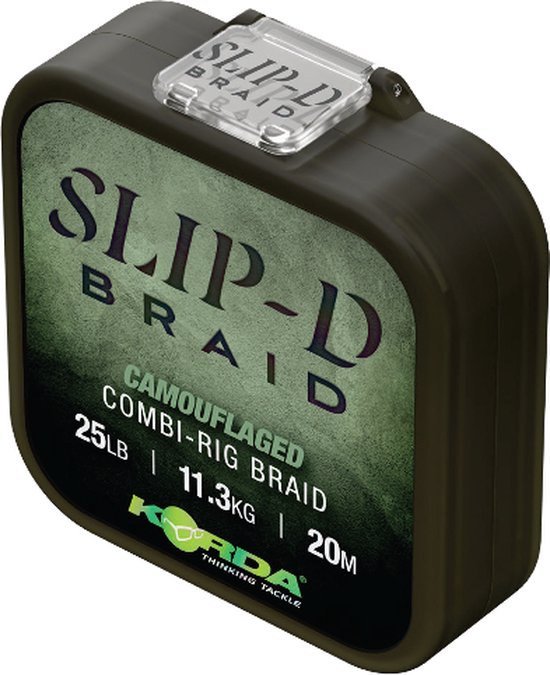 Korda Slip-D Braid - 25Lb Camou van Korda — afbeelding 3