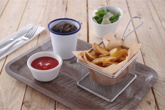 8 stuks mini roestvrijstalen bakmanden chips frituurmanden voedselpresentatie zeef kookgereedschap 8 stuks mini roestvrijstalen bakmanden chips frituurmanden voedselpresentatie zeef kookgereedschap