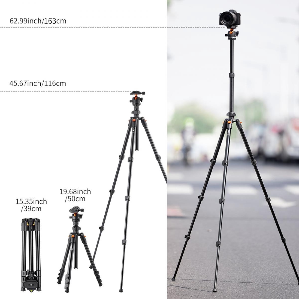 K&F Concept - KF09.101V1 - Camera Statief - Afbeelding 4