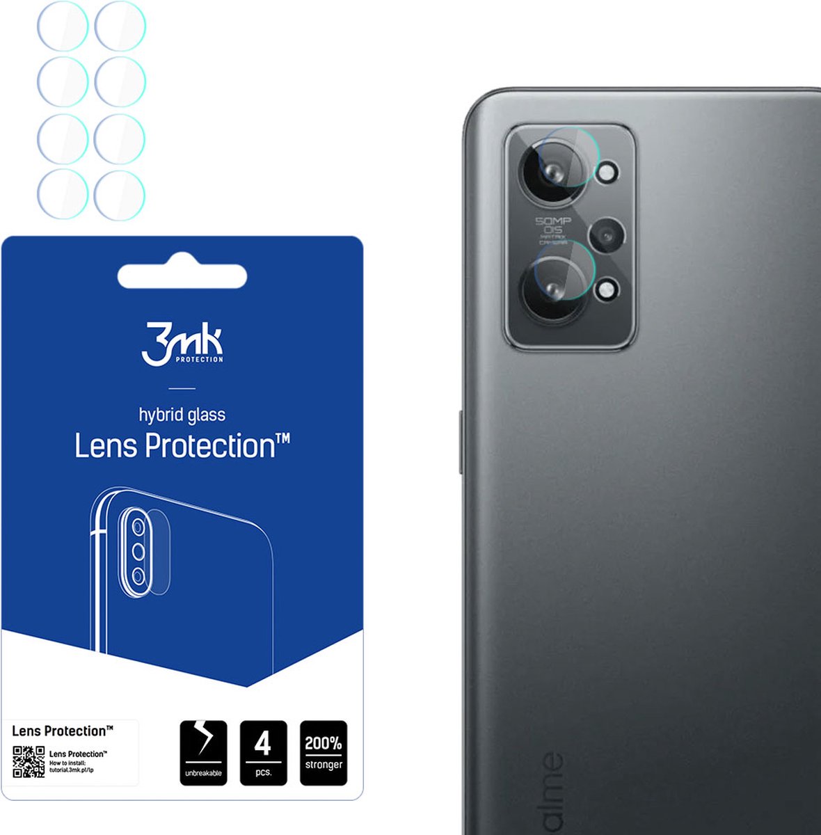 Realme GT 2 5G - 3mk Lens Protection