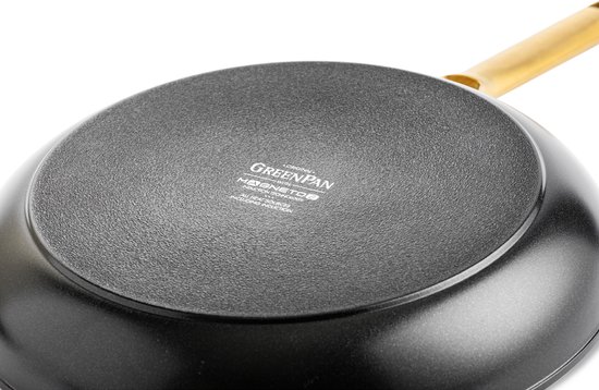GreenPan Padova Reserve Harde Geanodiseerde Keramische Antiaanbaak Sauspan van Gezond 18 cm/2 Liter met Glazen Deksel, PFAS-Vrij,Inductie, Gouden Handgreep,Ovenbestendig, Vaatwasser, Rooksblauw GreenPan Padova Reserve Harde Geanodiseerde Keramische Antiaanbaak Sauspan van Gezond 18 cm/2 Liter met Glazen Deksel, PFAS-Vrij,Inductie, Gouden Handgreep,Ovenbestendig, Vaatwasser, Rooksblauw