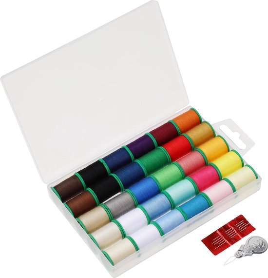Paars Naaigaren Spoelen Set Naaigaren Polyester Neon - Kleuren Voor De Naaimachine 10 Sp. A 100% Polyester Naaigaren Paars