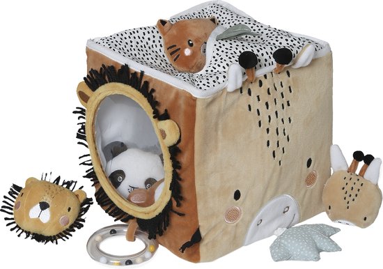 Grand Cube D’activités En Bois Vertbaudet – 5 Faces Pour éveiller Bébé Dès 12 Mois !