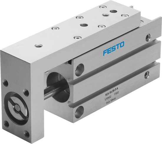 ADN S 16 20 A P | Festo Compact Cylinder, Dubbelwerkend, 20mm, Boorgat grootte 16mm M5