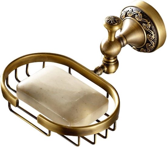 Solid Brass Wall Mounted Vintage Style Bathroom Soap Dish Holder - Oil ...