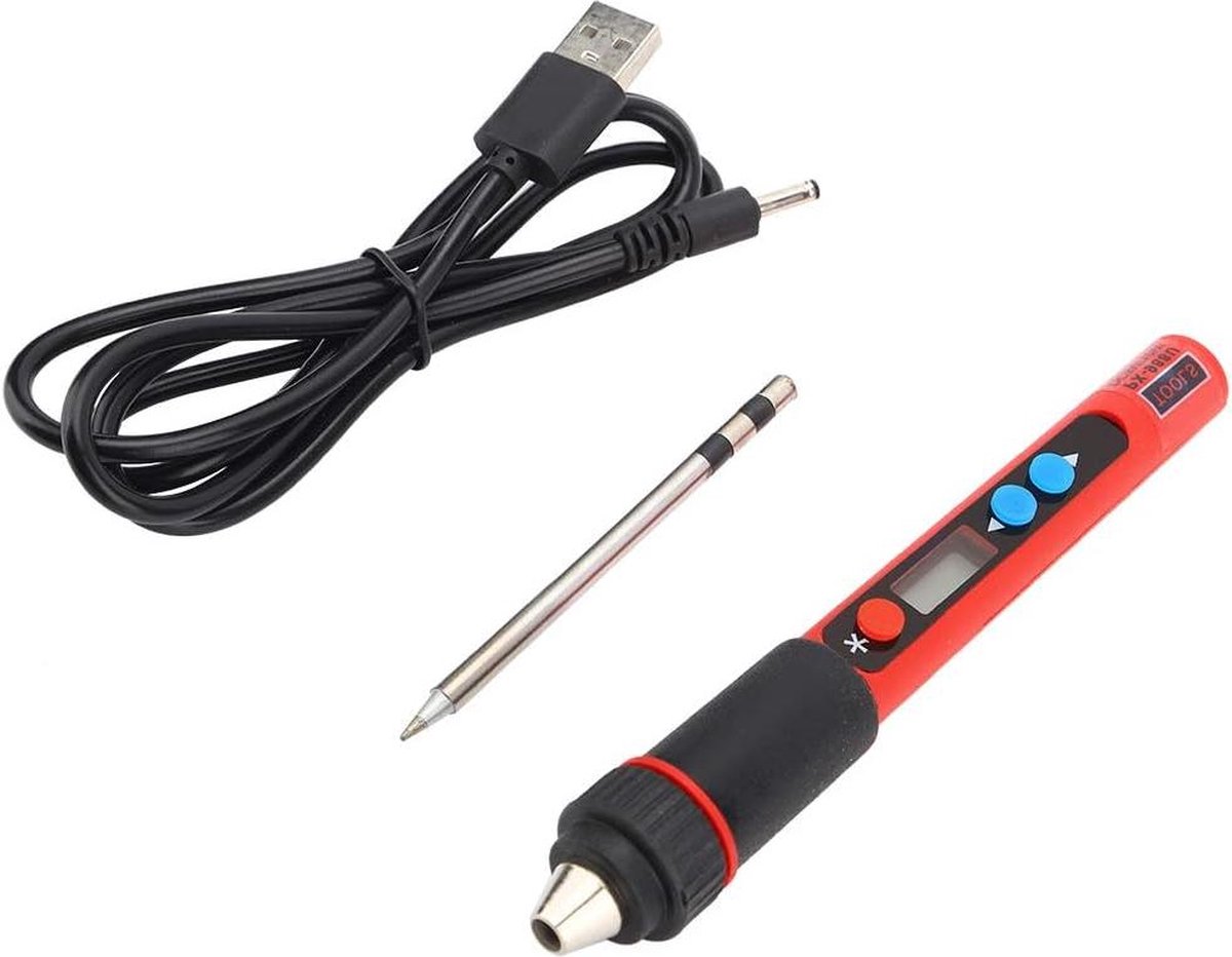 Digitaal Draagbare Elektrische Soldeerbout Thermostaat Loodvrij Hand Power Tool Set Verstelbare Temperatuur Opladen Soldeerbout