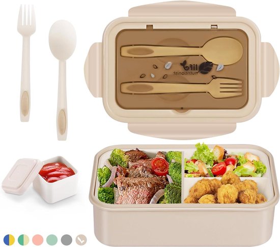 Grote lunchbox met twee compartimenten | Vanaf €3,67