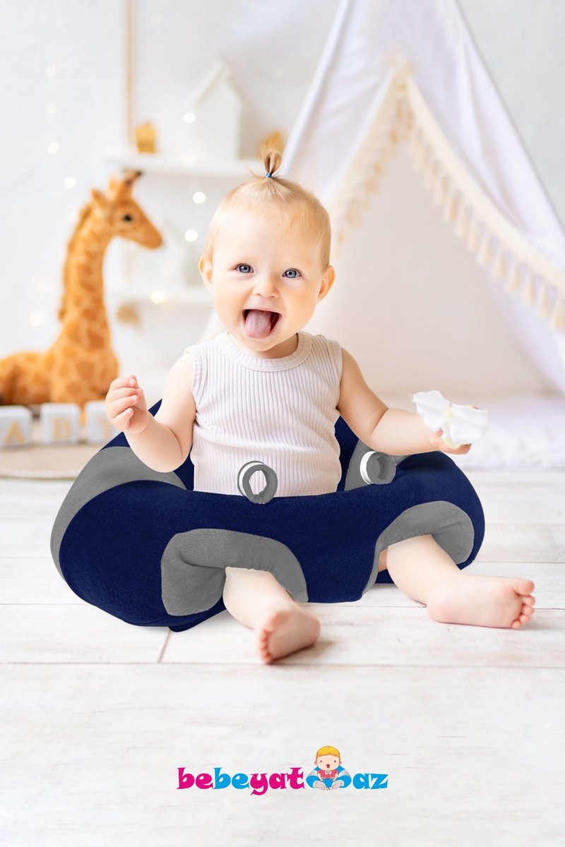 Afplatkussen Babyjem Flat Head Kussen Blauw | Van Asten Babysuperstore